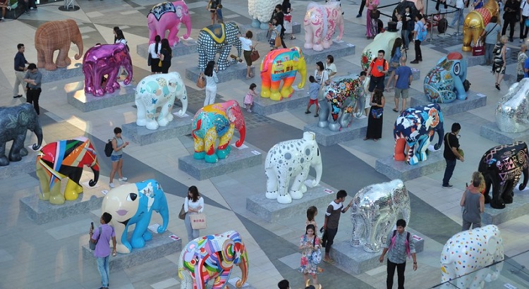 Bangkok Elephant Parade 2015 is a first for Thailand and will be the only one for the capital. 