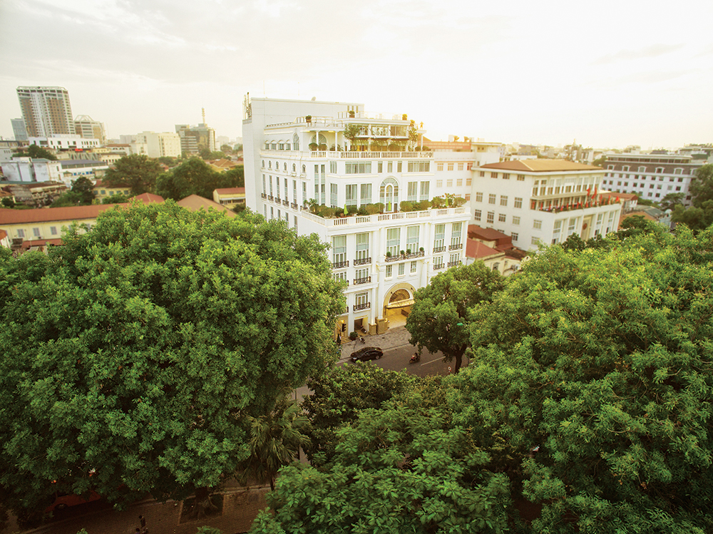 Set on the banks of Hoan Kiem Lake, the hotel is conveniently near Hanoi's historic Old Quarter.