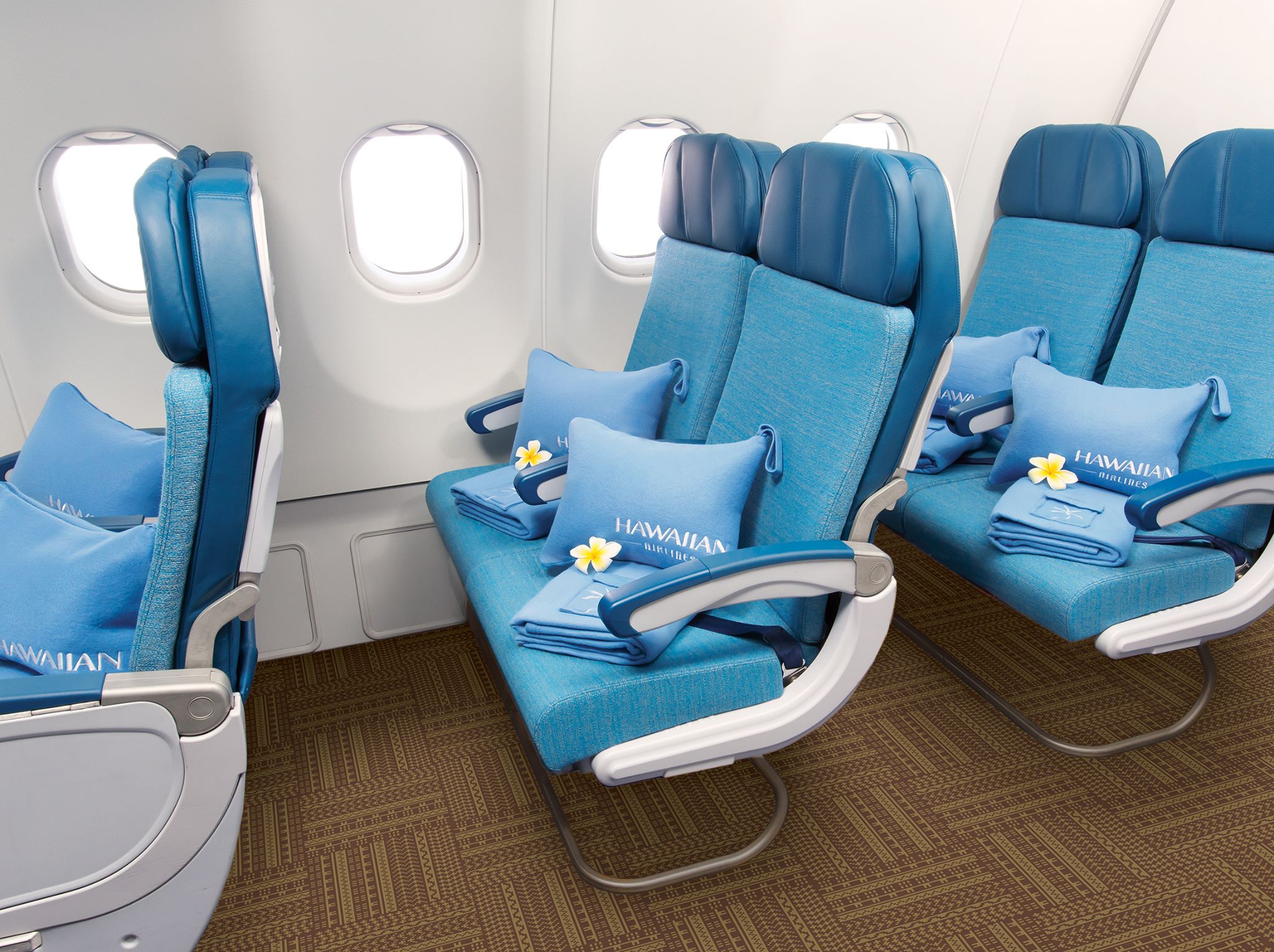 Hawaiian Airlines will be offering a new class of seats that offer more legroom and other amenities.