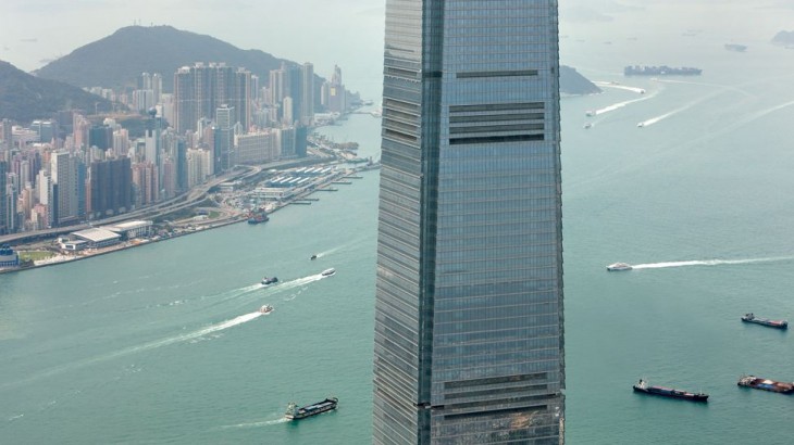 Hong Kong hotels exterior of Ritz Carlton