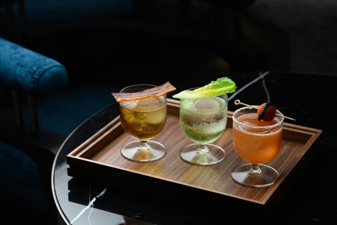 Signature cocktails at BL.T33 were the creation of Tainan’s acclaimed TCRC bar.