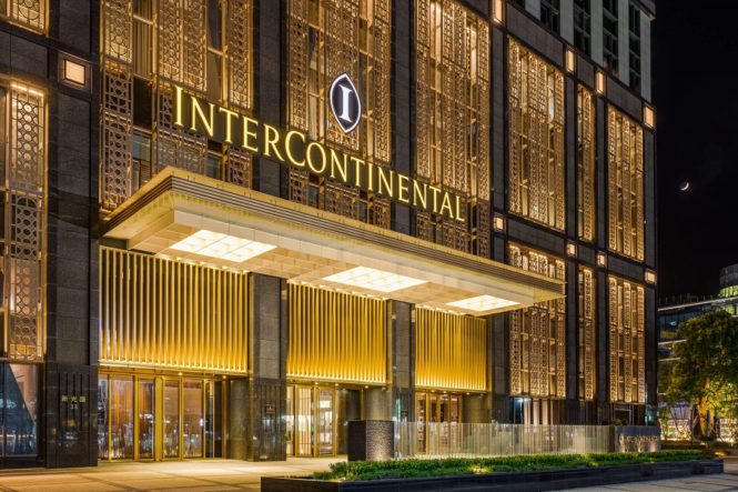 The main entrance to InterContinental Kaohsiung.