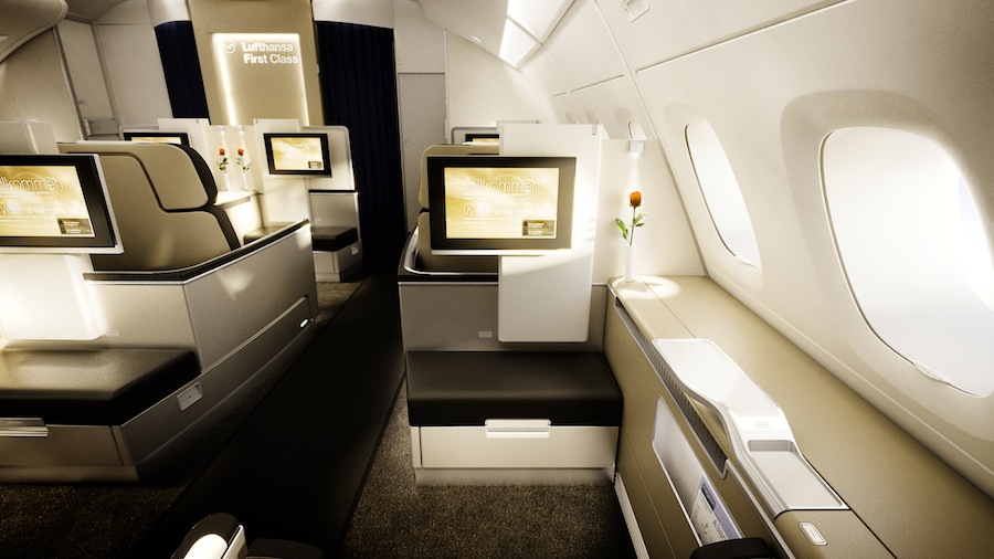 The new kits will be available on all long-haul, first-class flights.