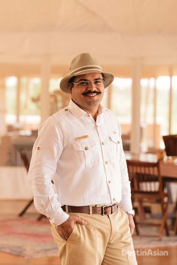 Prateek Kumar, the camp's general manager.
