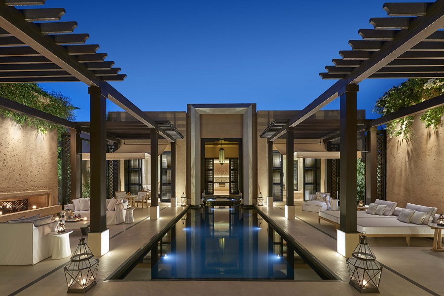 The Mandarin Oriental Marrakech is an ultra-luxury getaway comprising 54 private villas. 