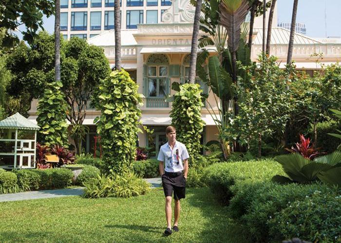 The landmark Mandarin Oriental Bangkok Hotel is located on the banks of the Chao Phraya River, the city's largest.