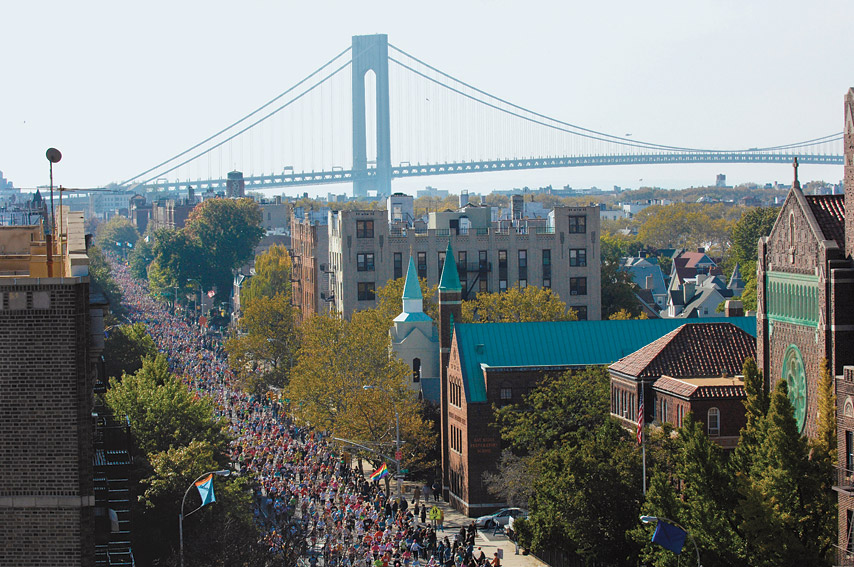 The New York City Marathon draws 47,000 runners.