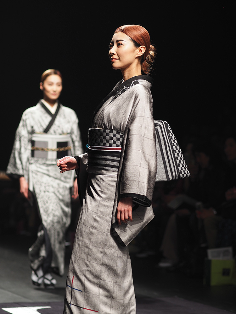 Jotaro Saito is the only kimono maker to regularly show at Tokyo's biannual fashion weeks.