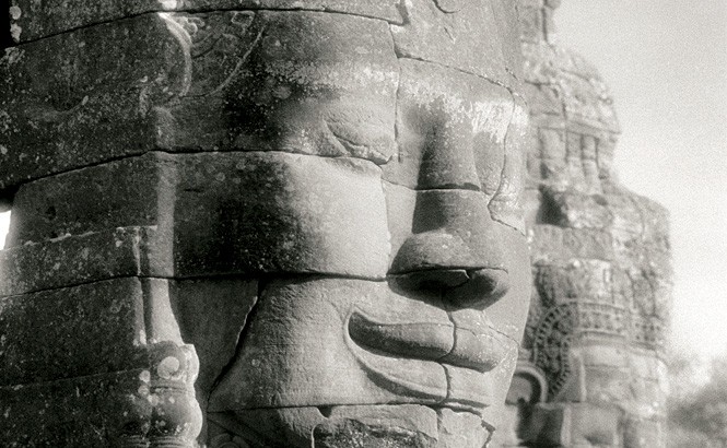 Smiling Faces of Bodhisattvas at the Bayon