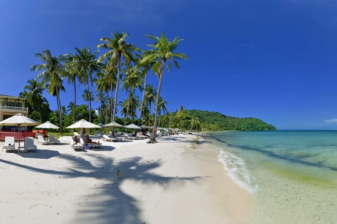 A view of Sao Beach on Phu Quoc, Vietnam's largest island.