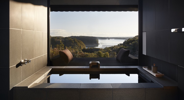 A private onsen in one of Amanemu's suites.