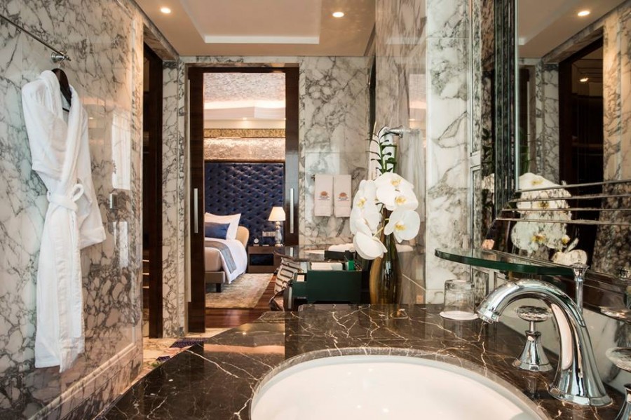 Bathrooms at the Reverie Saigon will come equipped with Hermes or Chopard spa amenities.