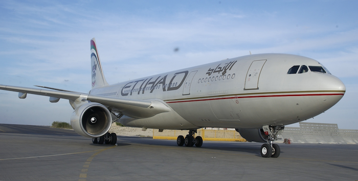 Etihad's Airbus A330-200 will service its newest route.