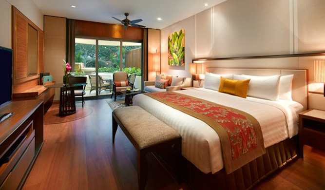A Garden Wing Deluxe Room.