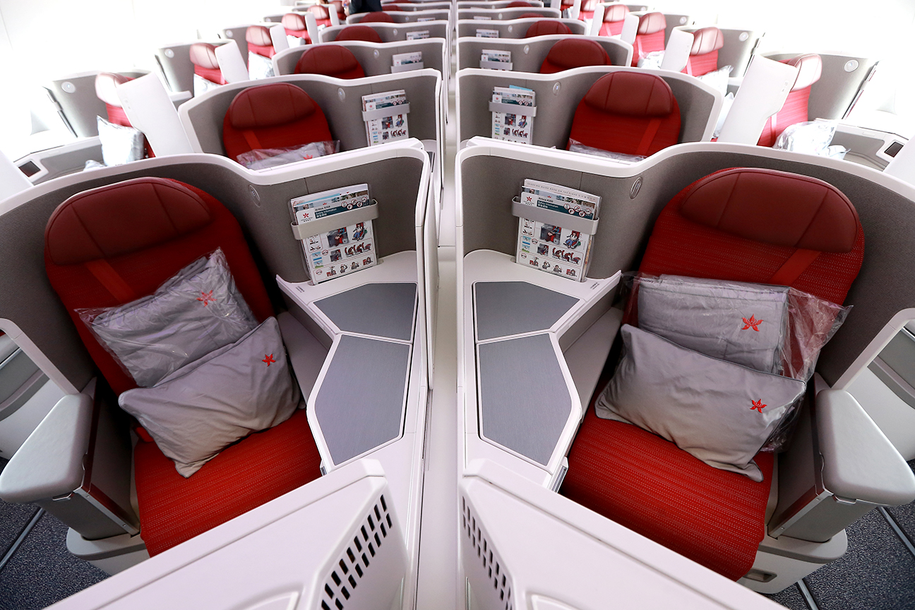 Hong Kong Airlines Debuts Newly Upgraded A350 Business-class Seats