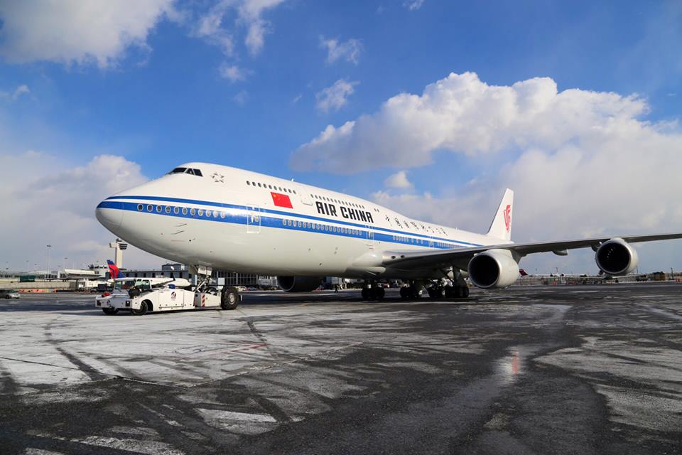 Air China is the first airline in China to operate the B747-8i.