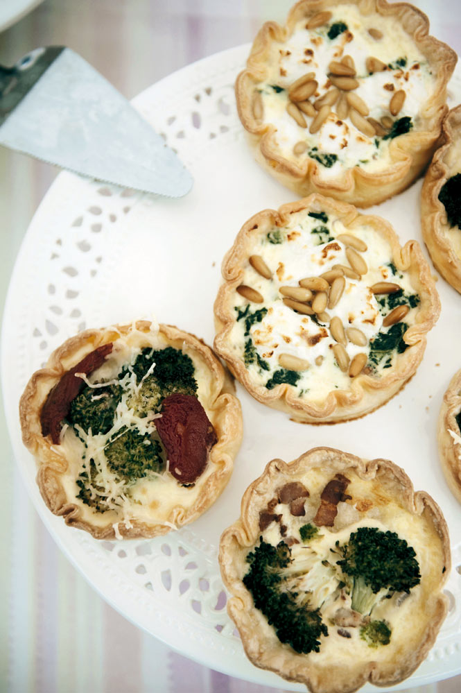 Lebanese-style quiche at Souk el Tayeb, the weekly farmers’ market founded by Kamal Mouzawak