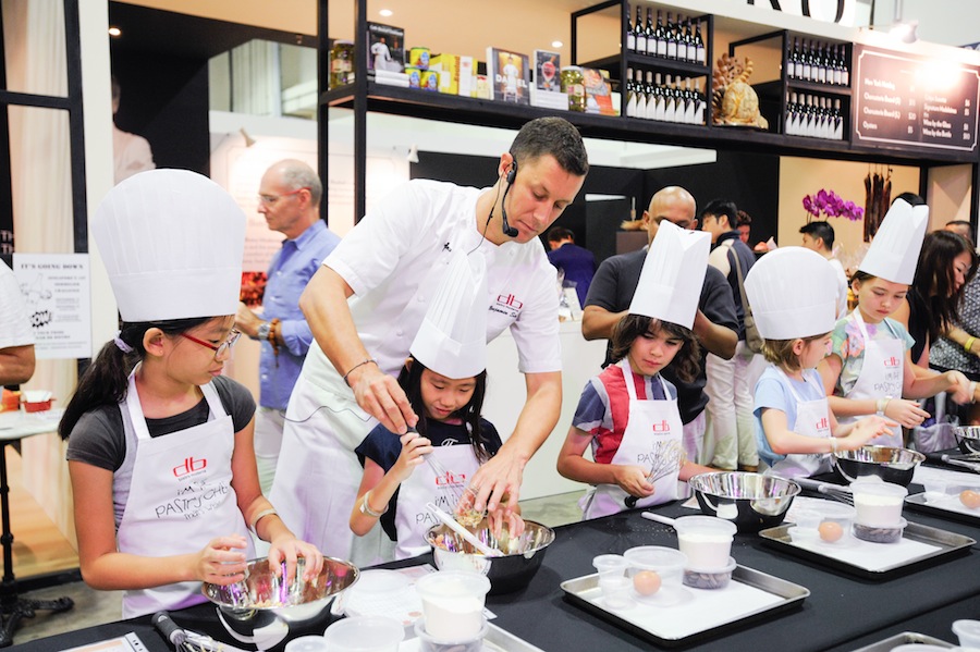 The Junior Pastry Academy master-class for young chefs held by db Bistro at last year’s Epicurean Market.