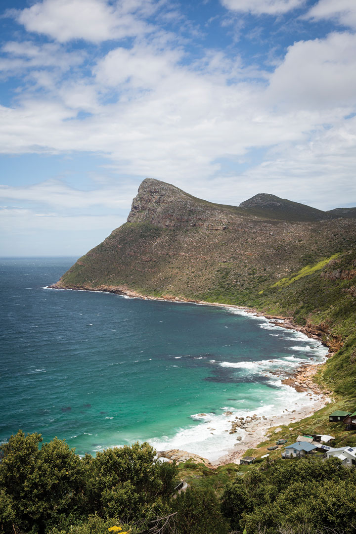 A view toward the Cape of Good Hope, the southernmost point of the Cape Peninsula.
