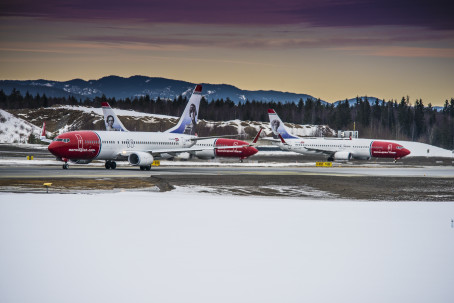 A pack of Norwegian aircraft.