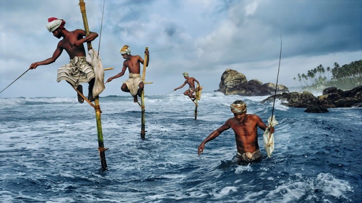 Steve McCurry's "Fishermen at Weligama"