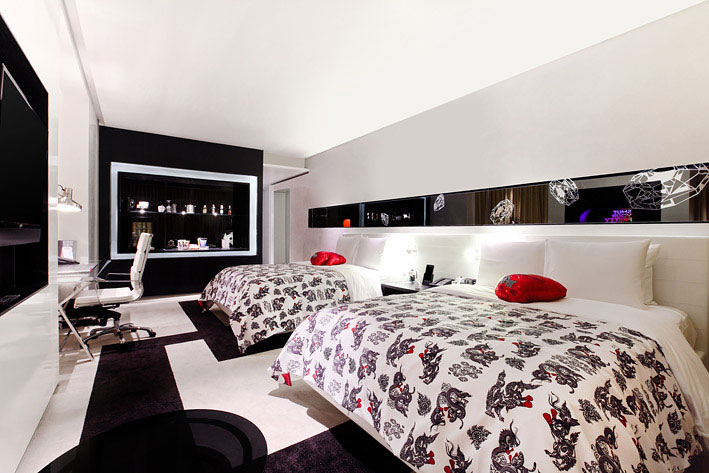 The hotel's 403 rooms include the Wow and Extreme Wow suites.
