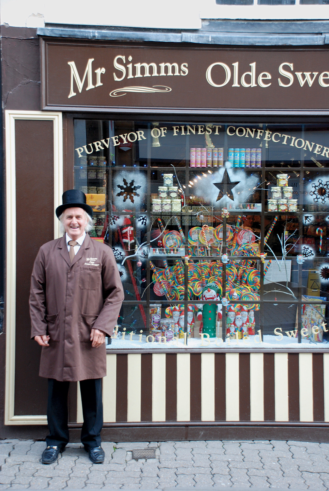 A confectionary shop in Stratford-upon-Avon.